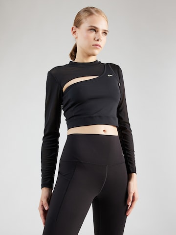 T-shirt fonctionnel NIKE en noir : devant