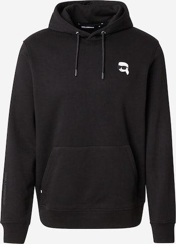 juoda Karl Lagerfeld Megztinis be užsegimo: priekis