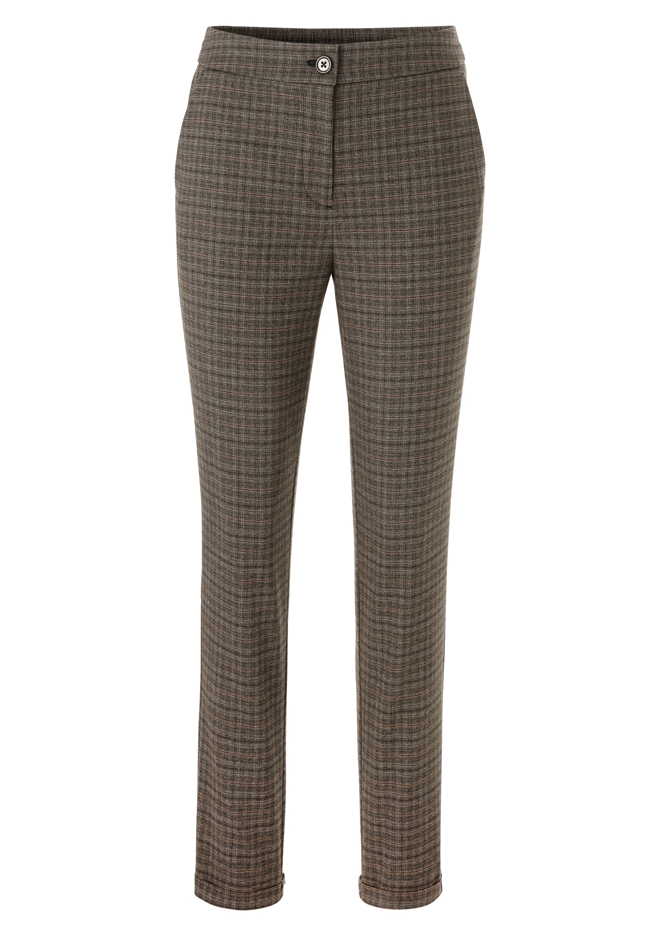 Aniston CASUAL Loosefit Hose in Braun: Vorderseite