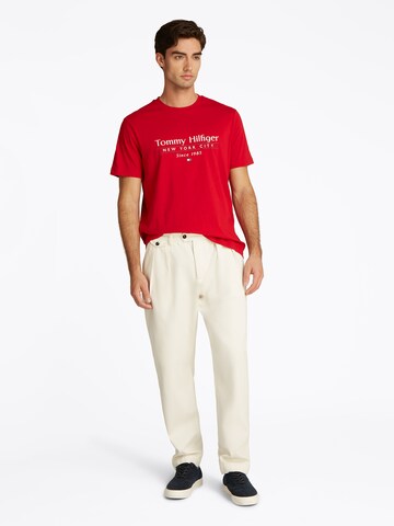 Maglietta di TOMMY HILFIGER in rosso