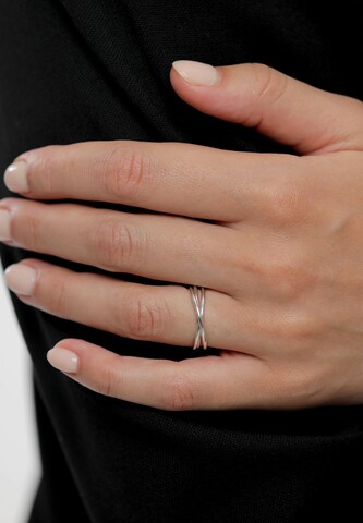 ELLI Ring 'Wickelring' in Silver