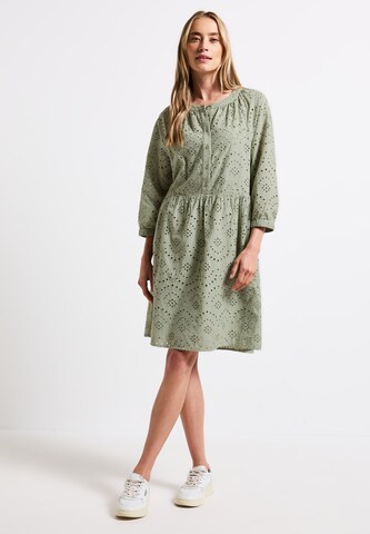 STREET ONE Shirt Dress in Green: front