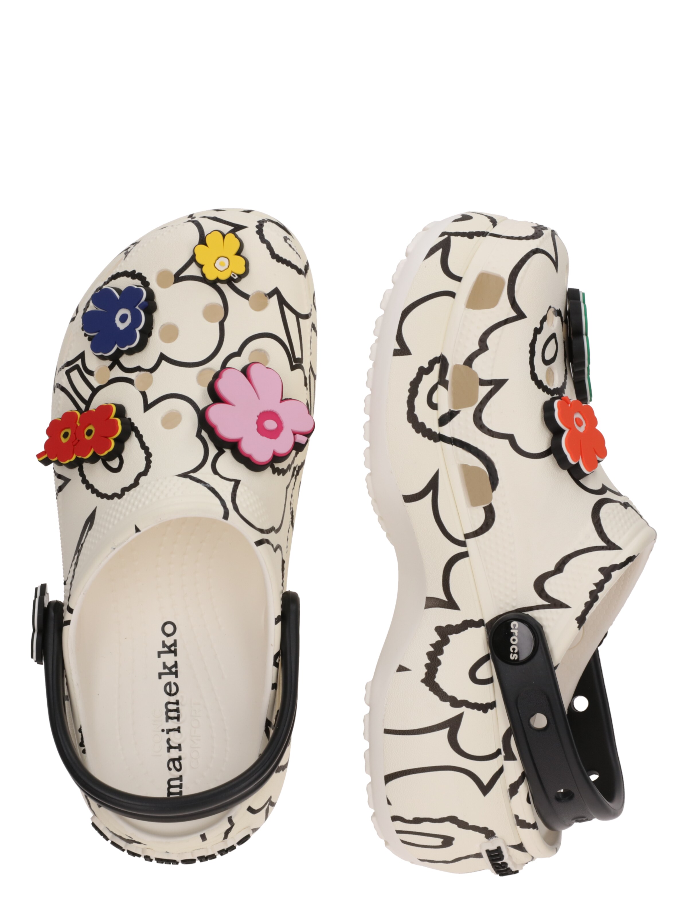 Crocs Pantofle 'Marimekko' – bílá