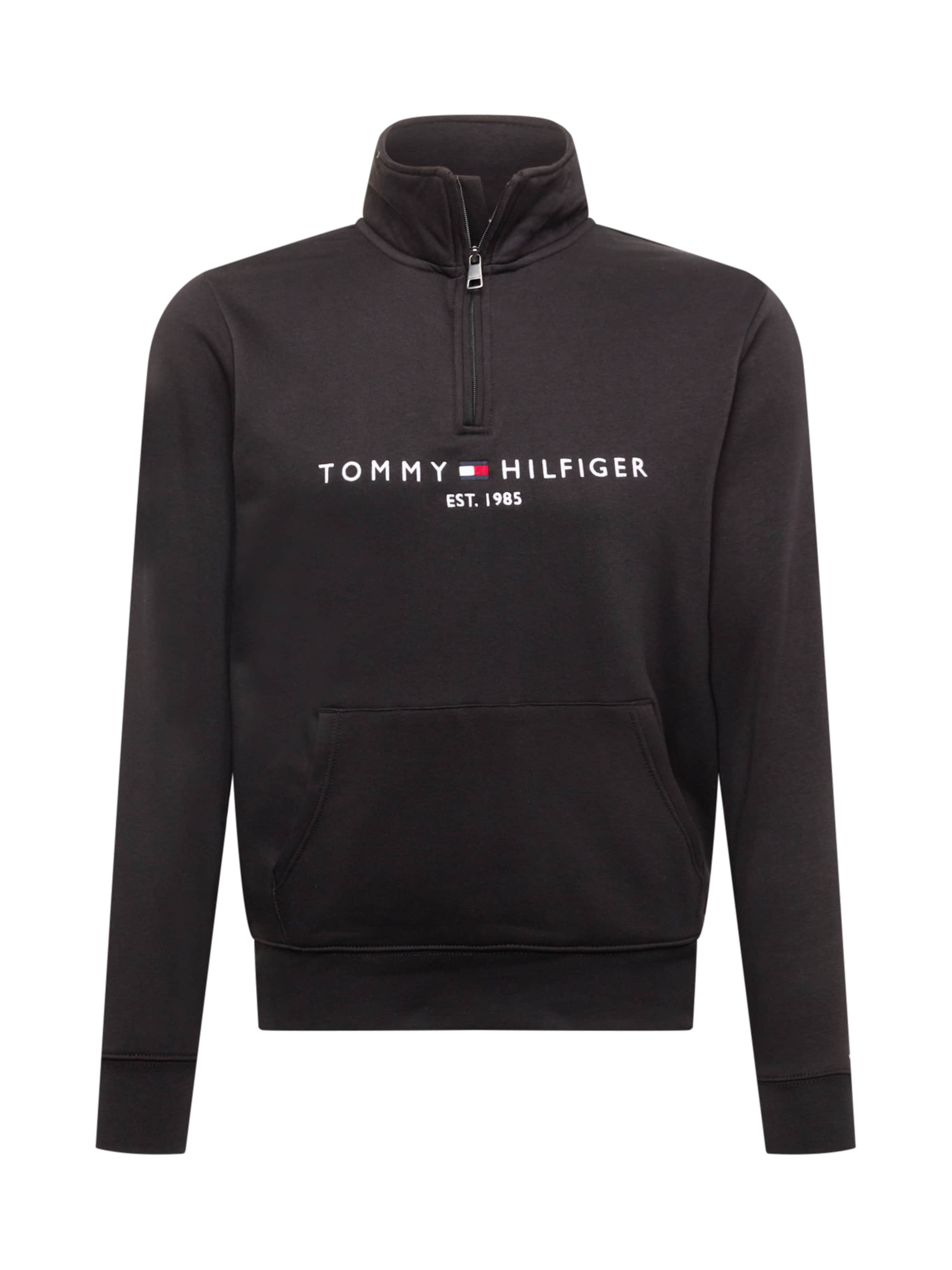 Sweat-shirt TOMMY HILFIGER en noir : devant