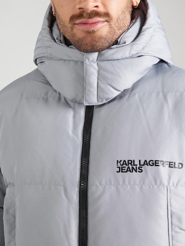 KARL LAGERFELD JEANS Зимняя куртка в Серый