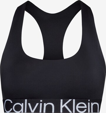 Calvin Klein Sport Bustier Sport-BH in Schwarz: predná strana