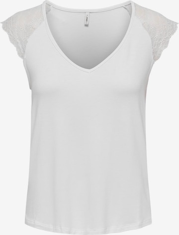 T-shirt 'PETRA' ONLY en blanc : devant