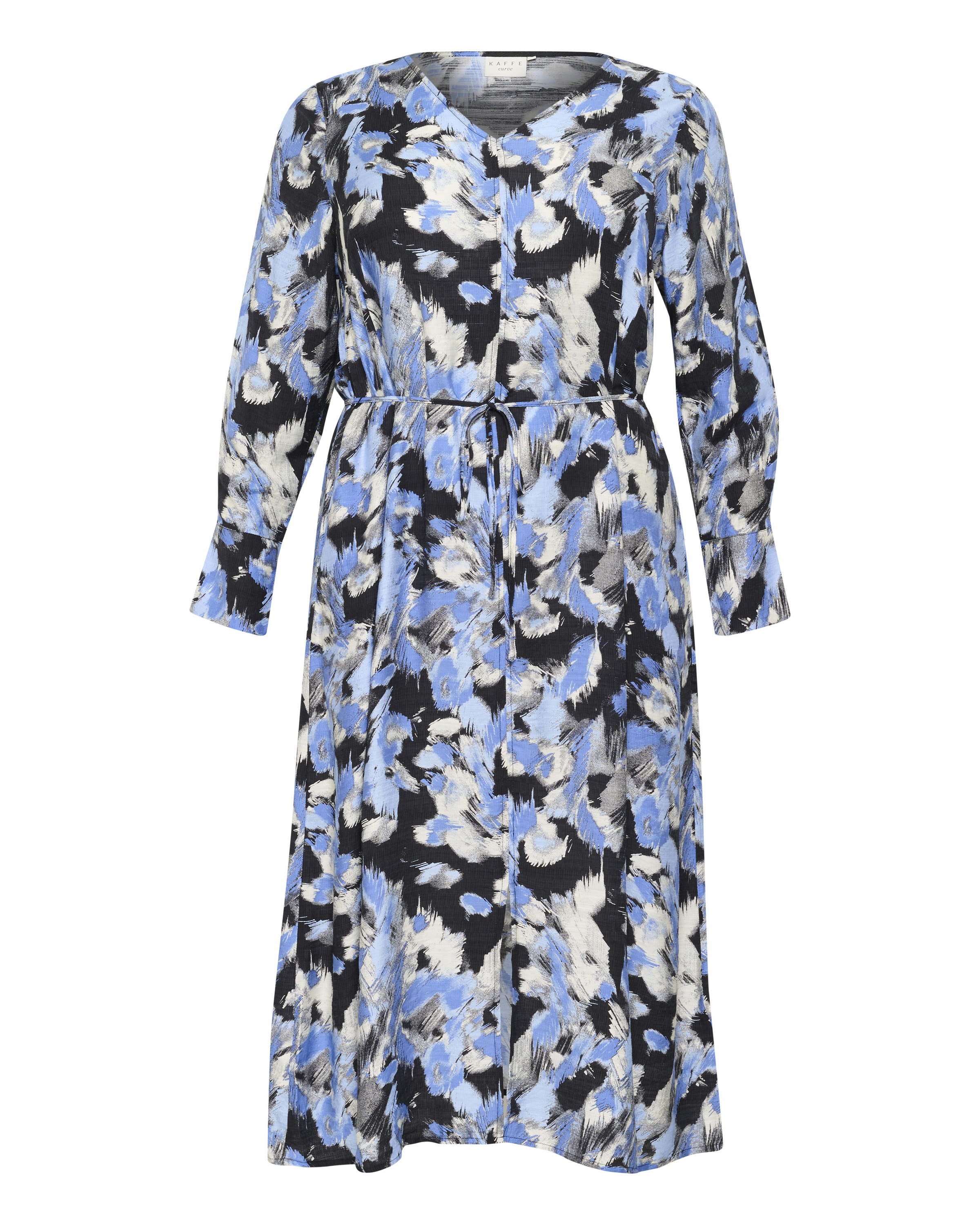 Robe 'Juna' KAFFE CURVE en bleu : devant