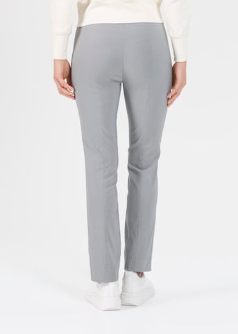 STEHMANN Regular Pants 'Ina' in Silver