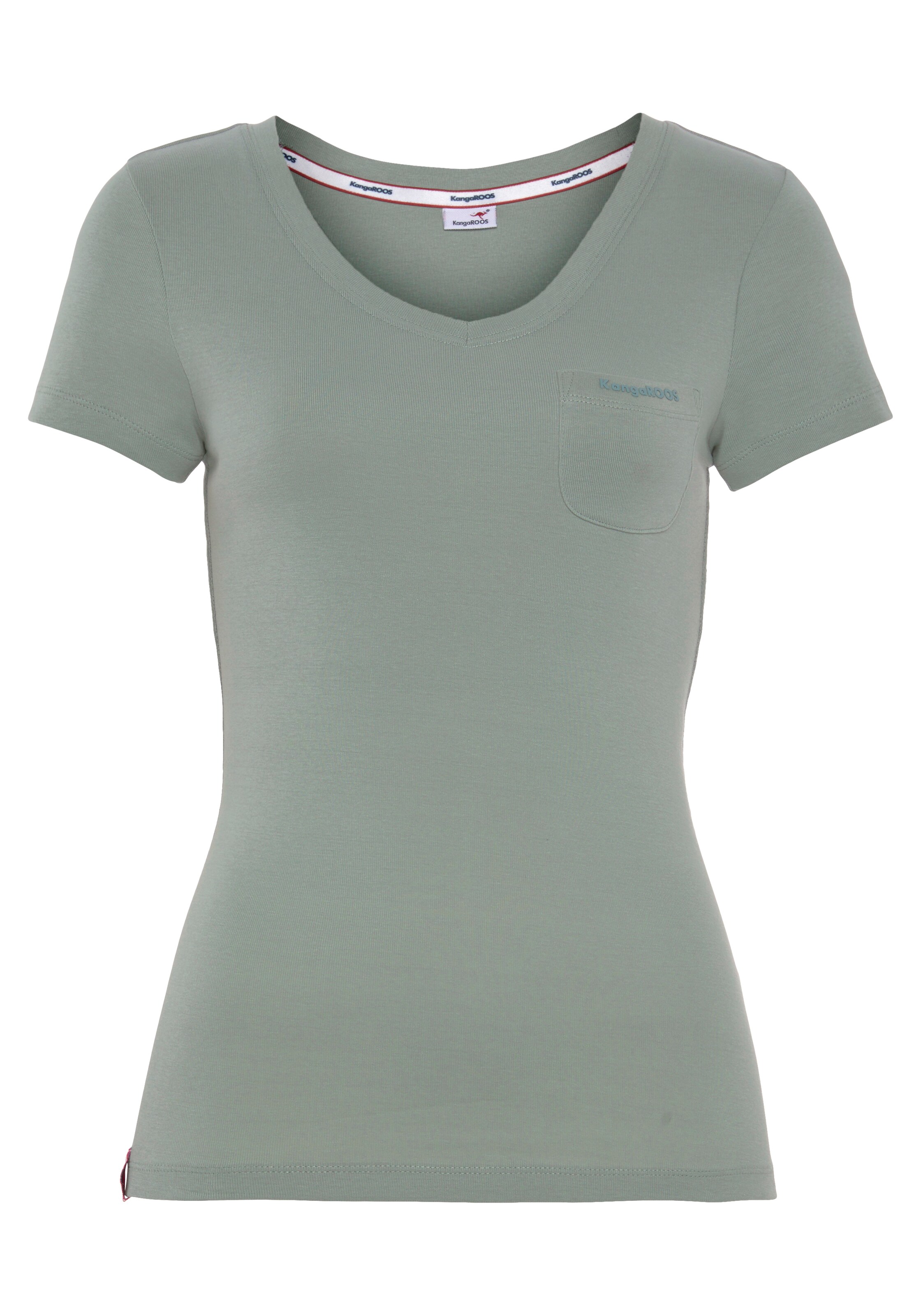 KangaROOS Shirt in Grün: Vorderseite