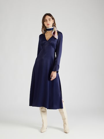 Robe 'LISNA' FRNCH PARIS en bleu : devant