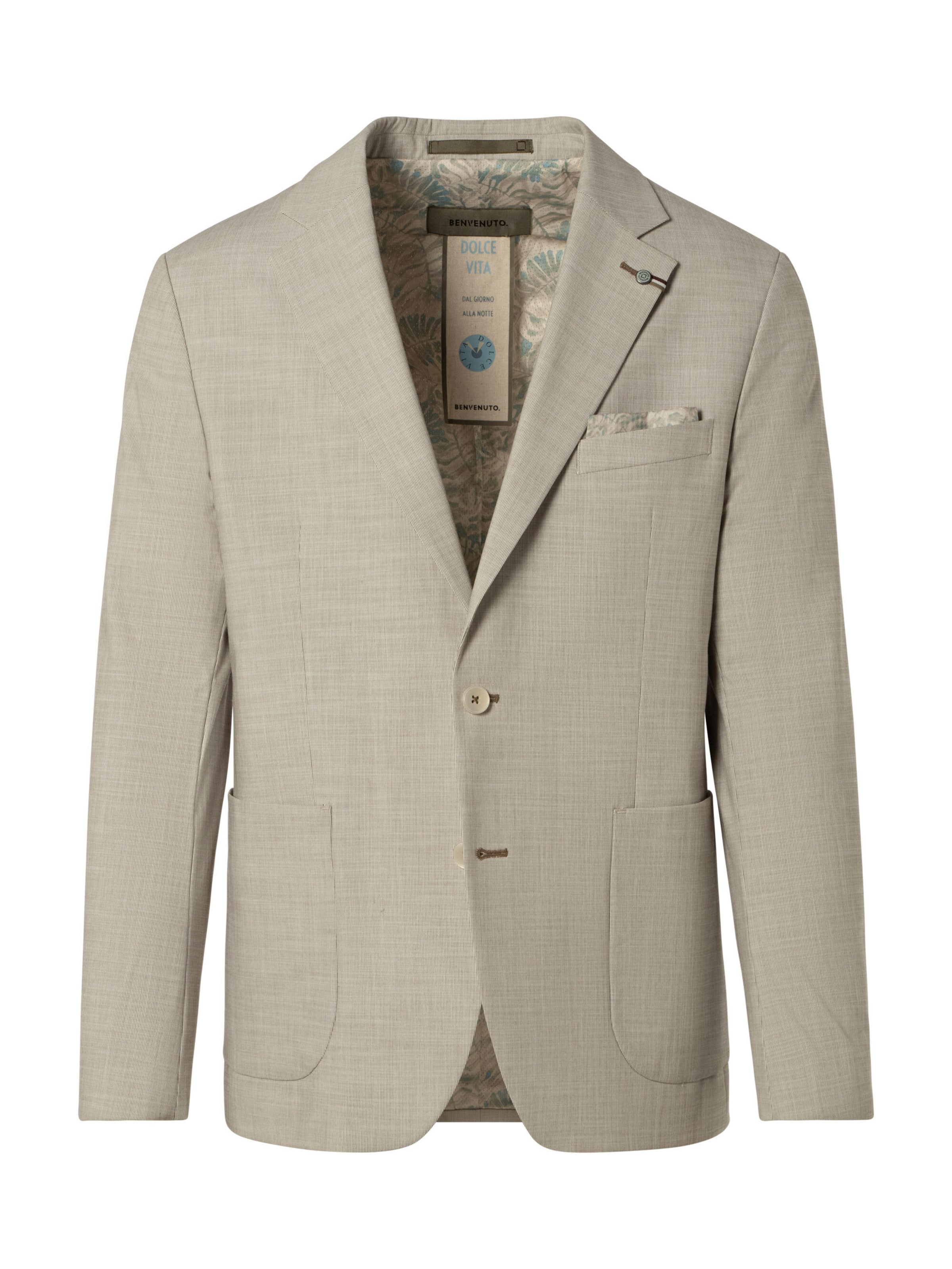 BENVENUTO Slim fit Suit 'LAZIO MESSINA 5606' in Brown: front