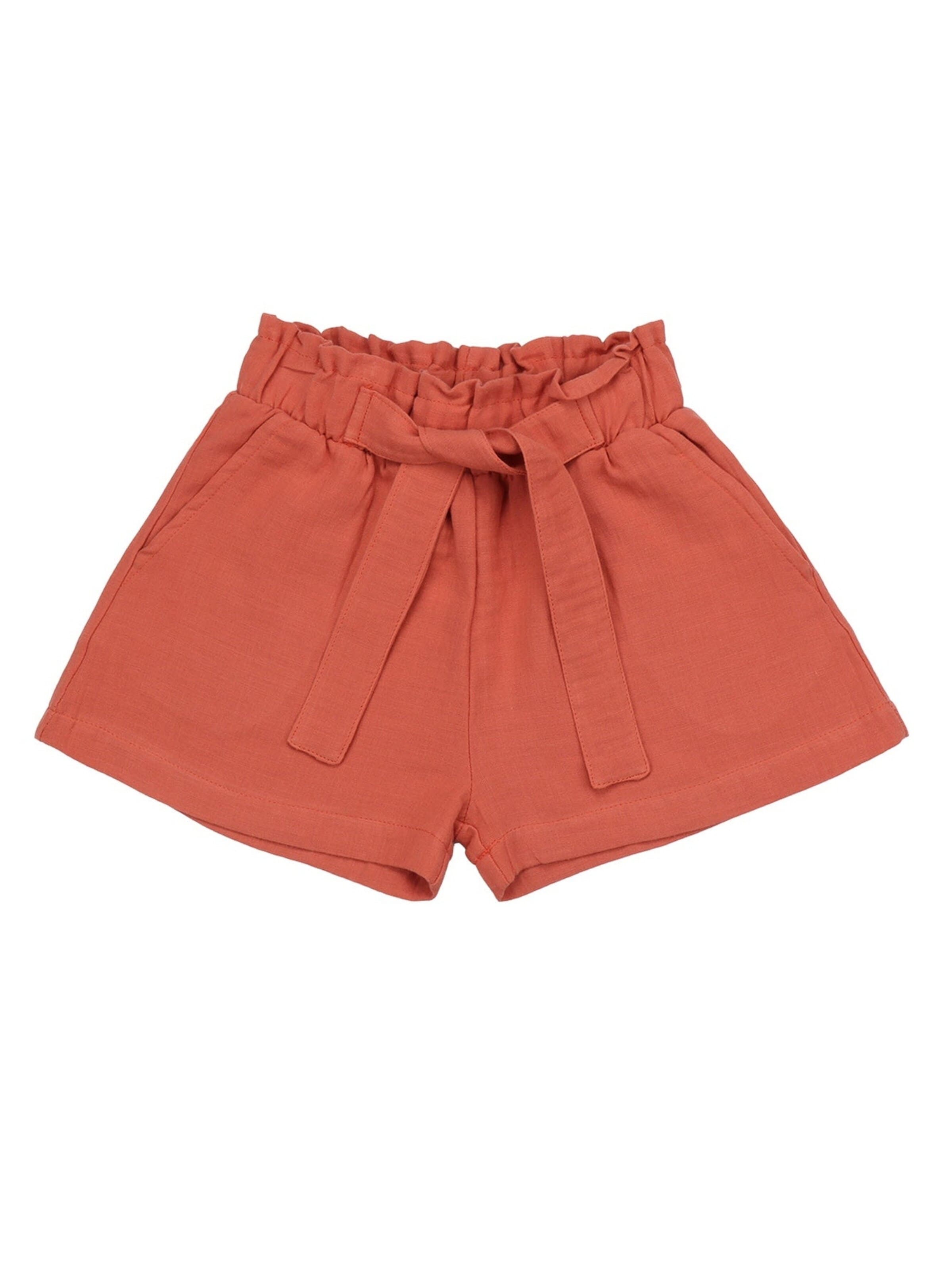 Walkiddy Regular Pants in Orange: front