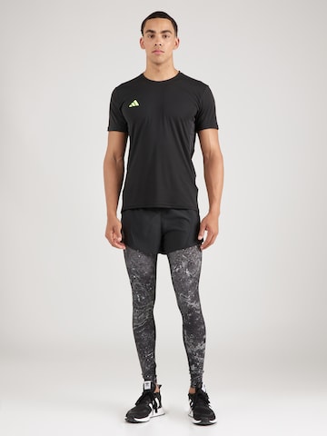 ADIDAS PERFORMANCE Skinny Workout Pants in Black