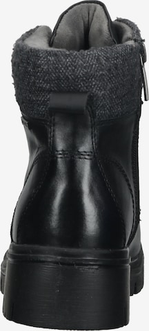 TAMARIS Lace-Up Ankle Boots in Black