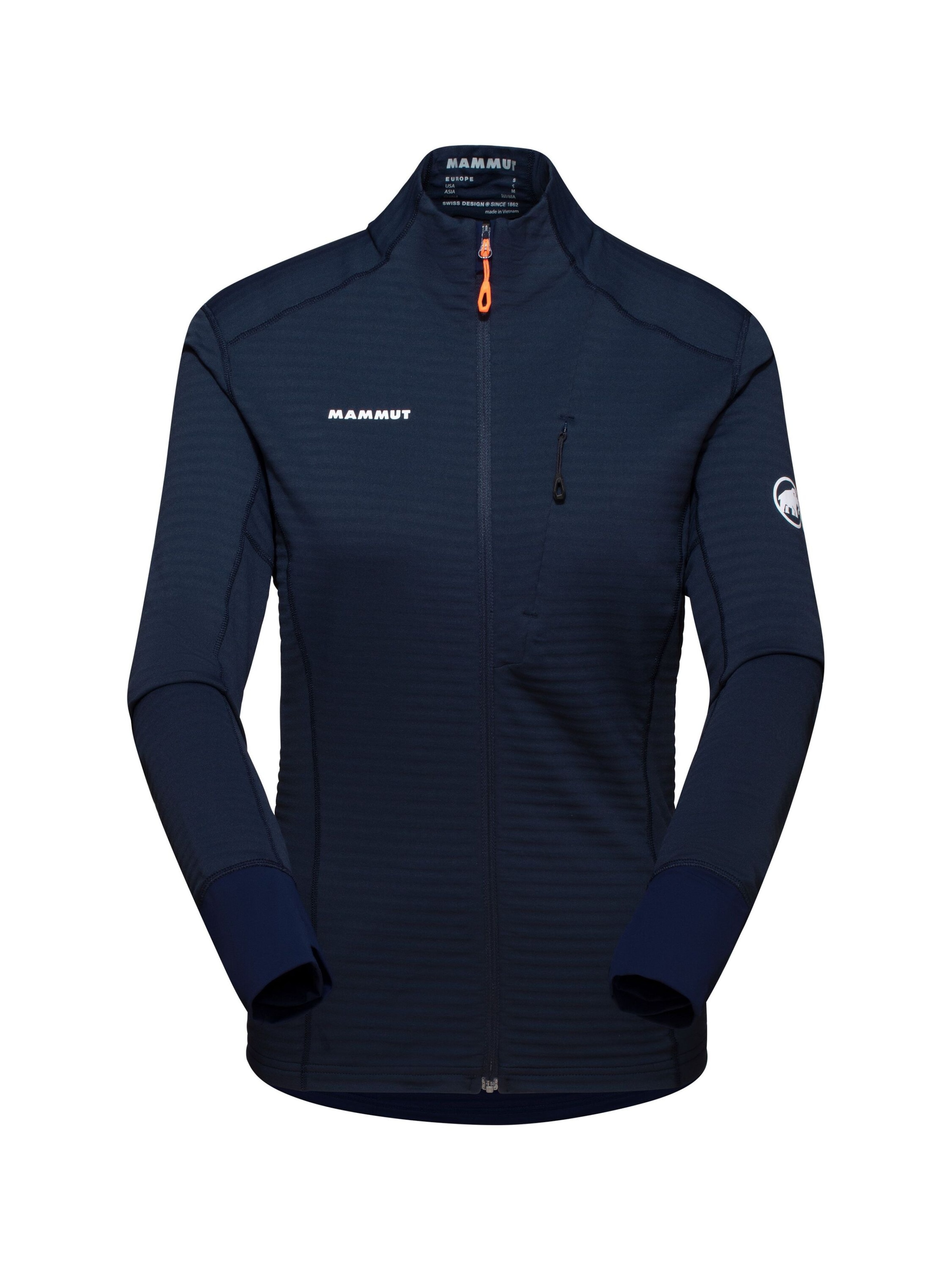 MAMMUT Funktionsfleecejacke ‘Taiss Light’ in Blau: Vorderseite
