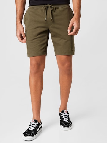 Regular Pantalon cargo 'DESTINY' Key Largo en vert : devant