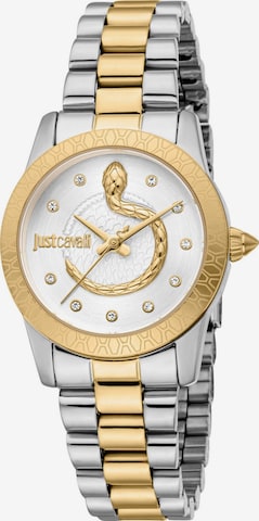 Just Cavalli Time Analoguhr in Silber: Vorderseite