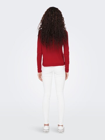 Pull-over ONLY en rouge