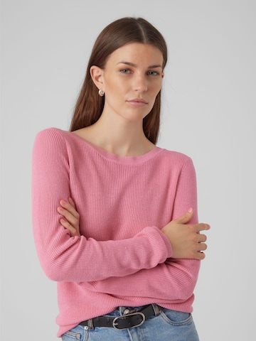 VERO MODA Sweater 'NEW LEXSUN' in Pink