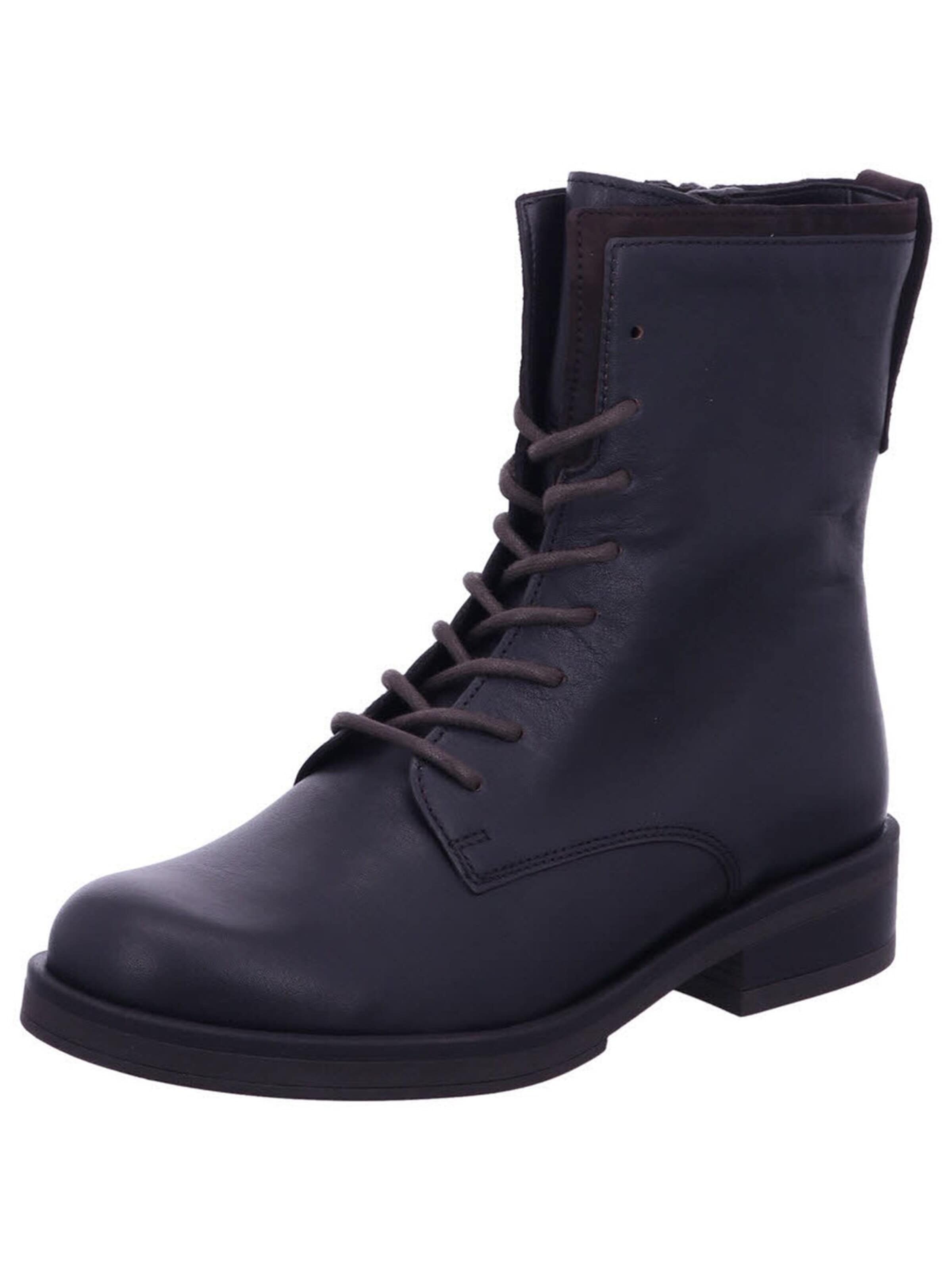 GABOR Schnürstiefelette 'Schnürstiefelette Damen 8020.01.005 Glattleder in braun'‌‌‌‌ in Blau: Vorderseite