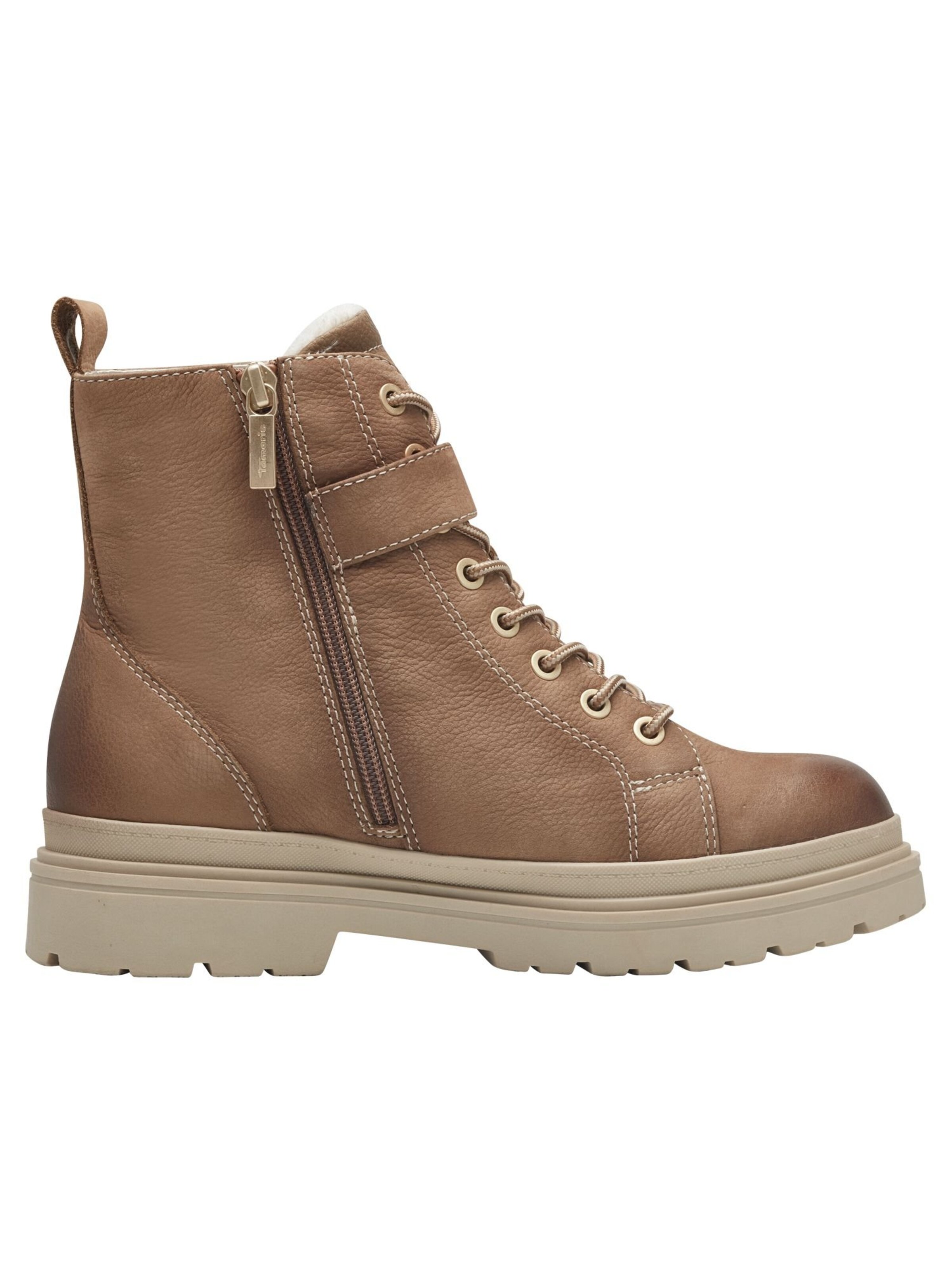 Bottines à lacets Tamaris en marron