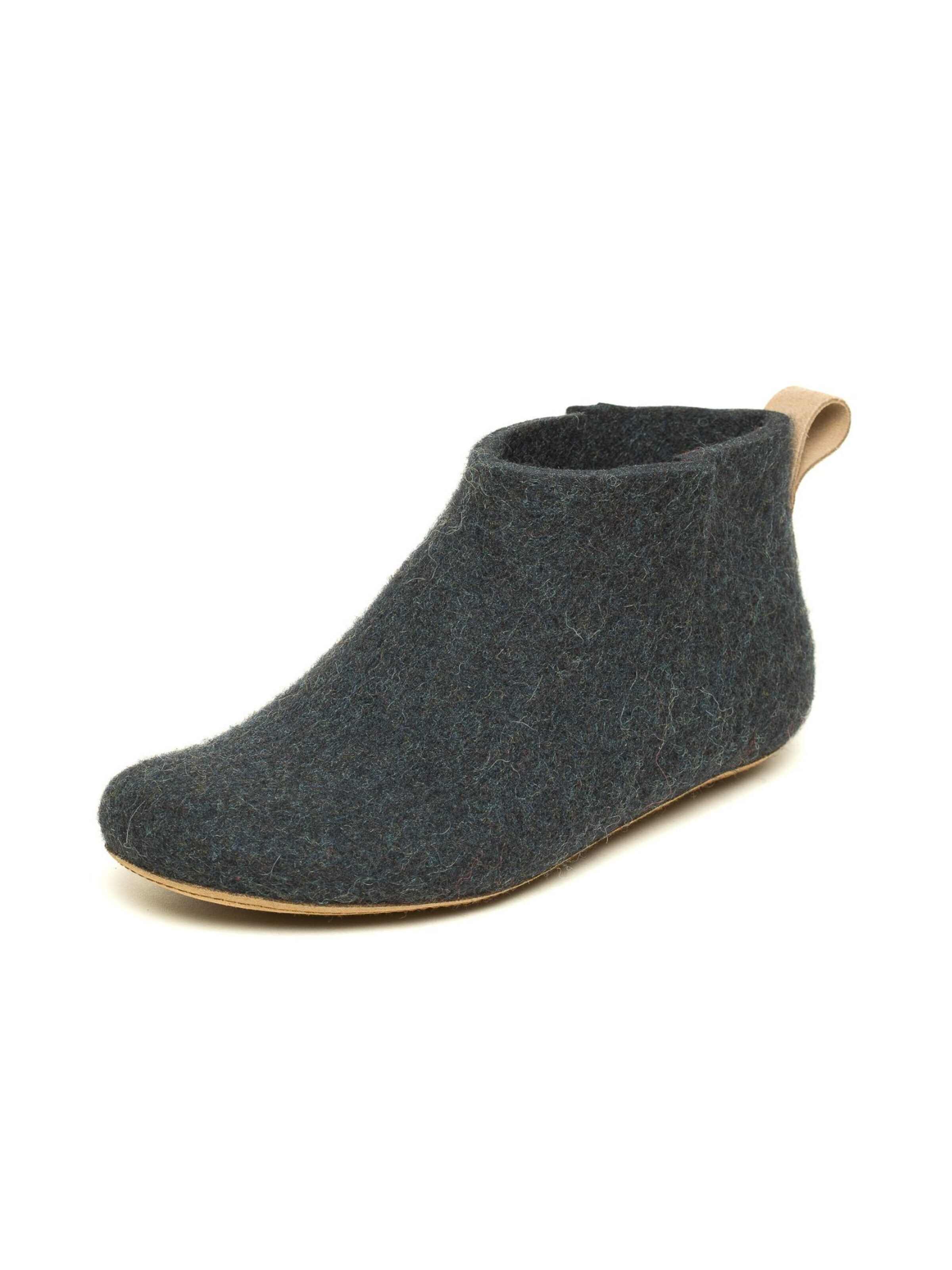 MagicFelt Hausschuh 'Filzstiefel Magicfelt 743'‌‌‌‌‌‌‌‌‌ in Grau: Vorderseite