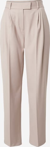 Guido Maria Kretschmer Women Regular Pleat-front trousers 'Valentina' in Beige: front