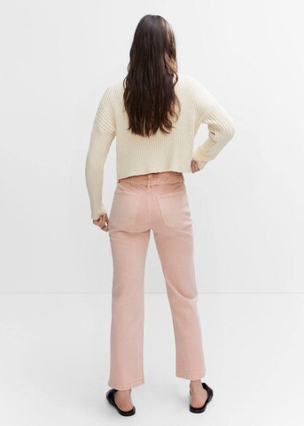 MANGO Regular Jeans 'Sasha' i rosa