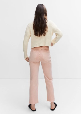MANGO Regular Jeans 'Sasha' in Pink