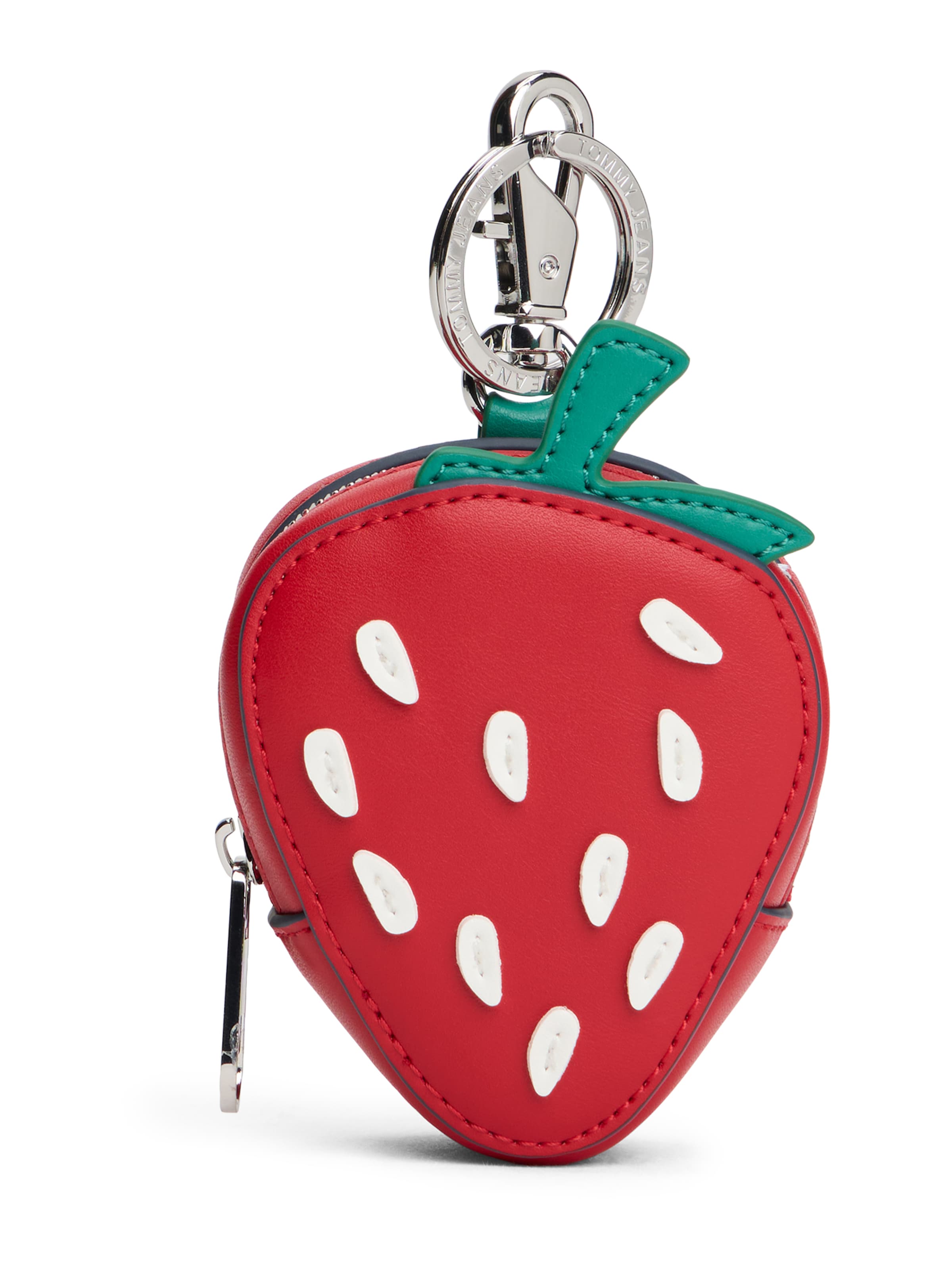 Tommy Jeans Sleutelhanger in Rood: voorkant