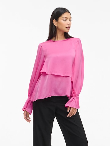 Camicia da donna 'VICarley' di VILA in rosa: frontale