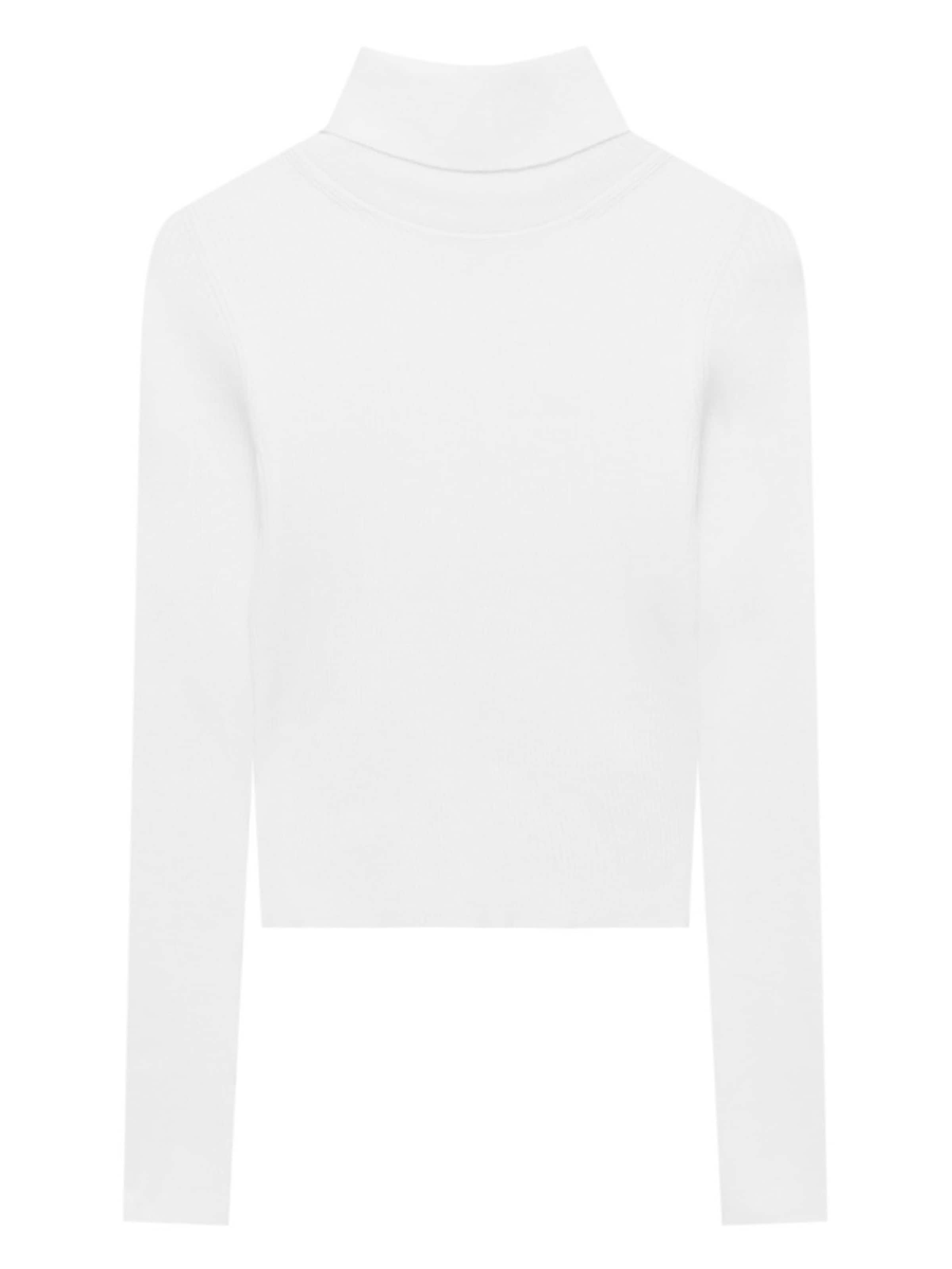 Pull&Bear Sweter w kolorze biały: przód