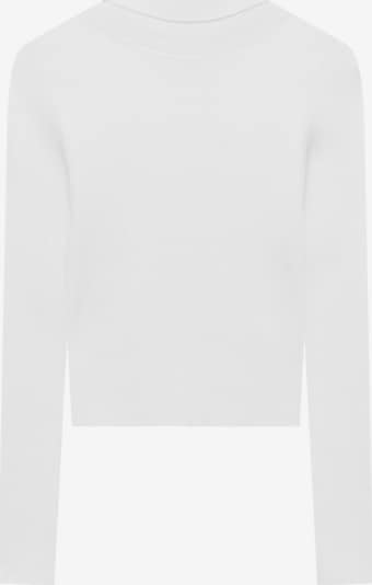 Pull&Bear Neulepaita värissä valkoinen, Tuotenäkymä