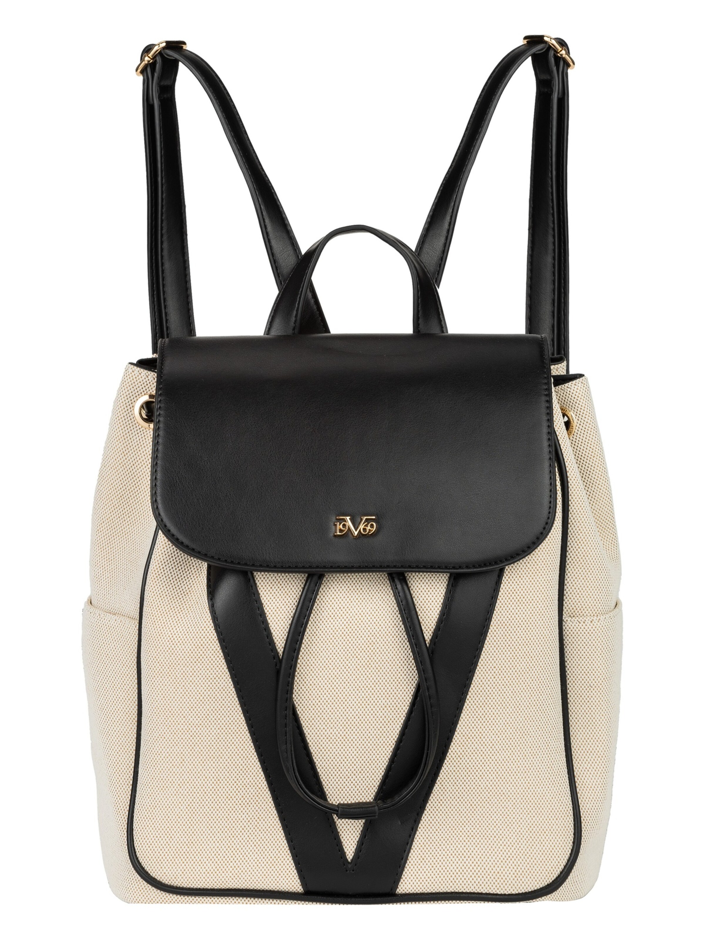 19V69 ITALIA Rucksack 'Giadia' in Beige: Vorderseite