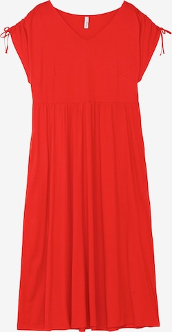 SHEEGO - Vestido em vermelho: frente