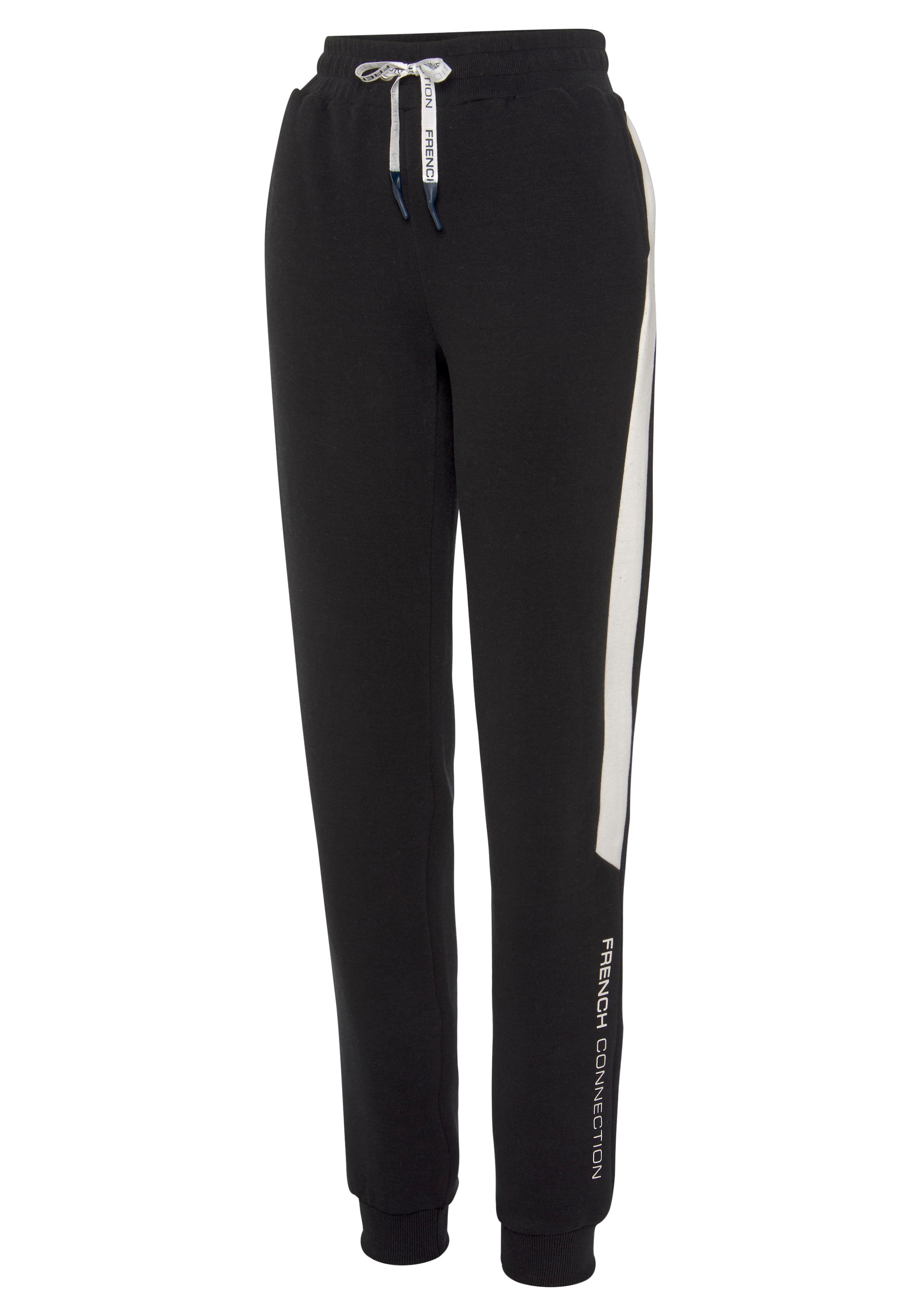 FRENCH CONNECTION Tapered Bukser i sort