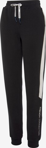 FRENCH CONNECTION Tapered Pants in Black
