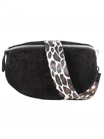 Marsupio 'LIVIA large' di lePelou in nero: frontale