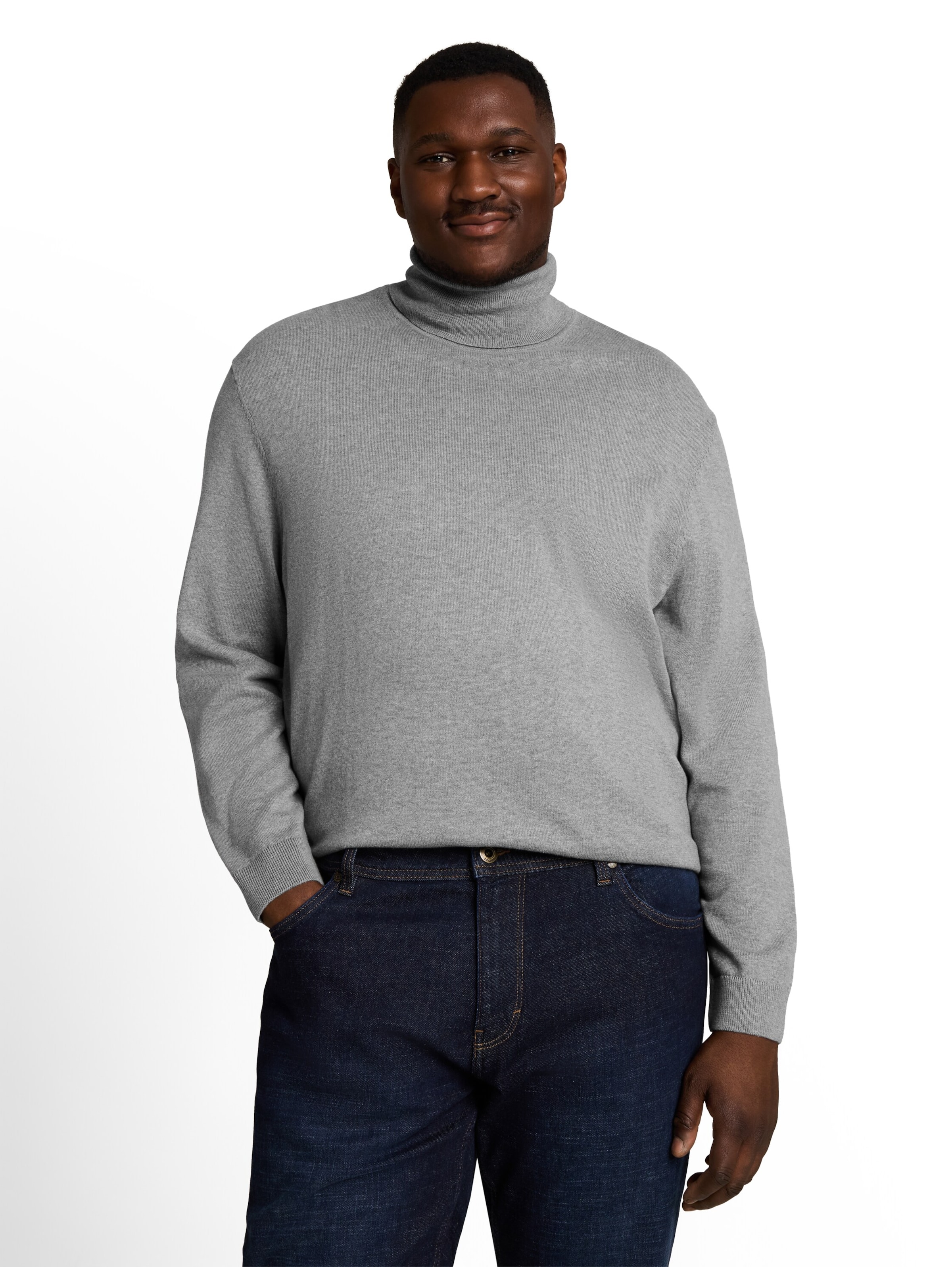 TOM TAILOR Men + Sweater in Grey: front