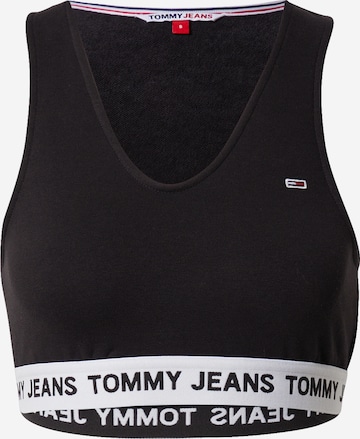 Tommy Jeans Top in Zwart: voorkant