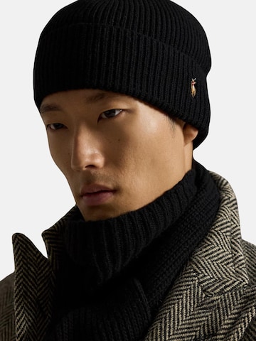 Polo Ralph Lauren Beanie 'POLO RALPH LAUREN cappello CAPPELLO' in Black