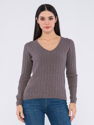 Giorgio di Mare Pullover 'Manon' in Grau: predná strana