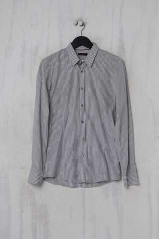 BRUUNS BAZAAR Button Up Shirt in M in Grey: front