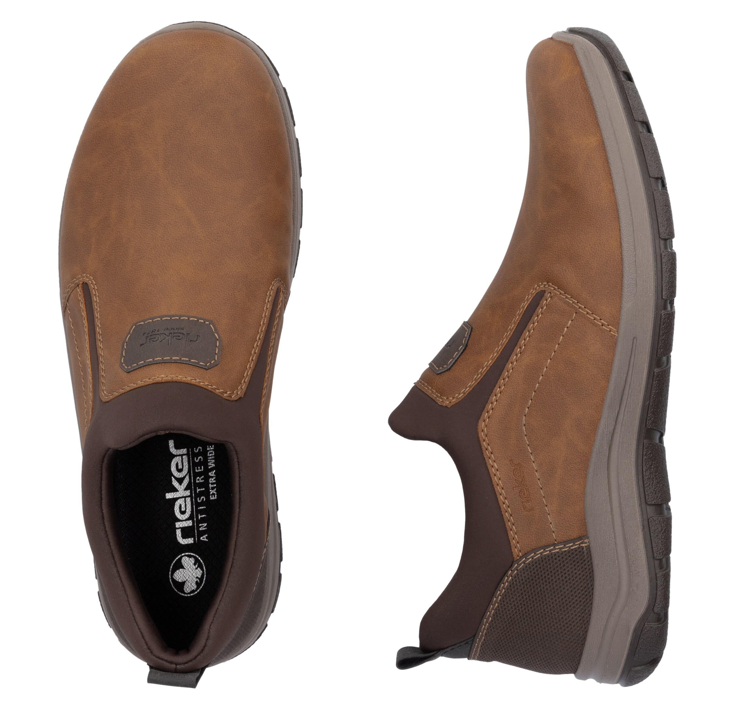 Slip on Rieker en marron