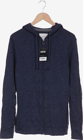 ESPRIT Sweatshirt & Zip-Up Hoodie in L in Blue: front