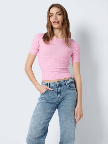 Pull-over 'FREYA' Noisy may en rose : devant