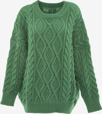 Pull-over MYMO en vert : devant