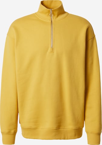 DAN FOX APPAREL Sweatshirt 'Dave Heavyweight' in Yellow: front
