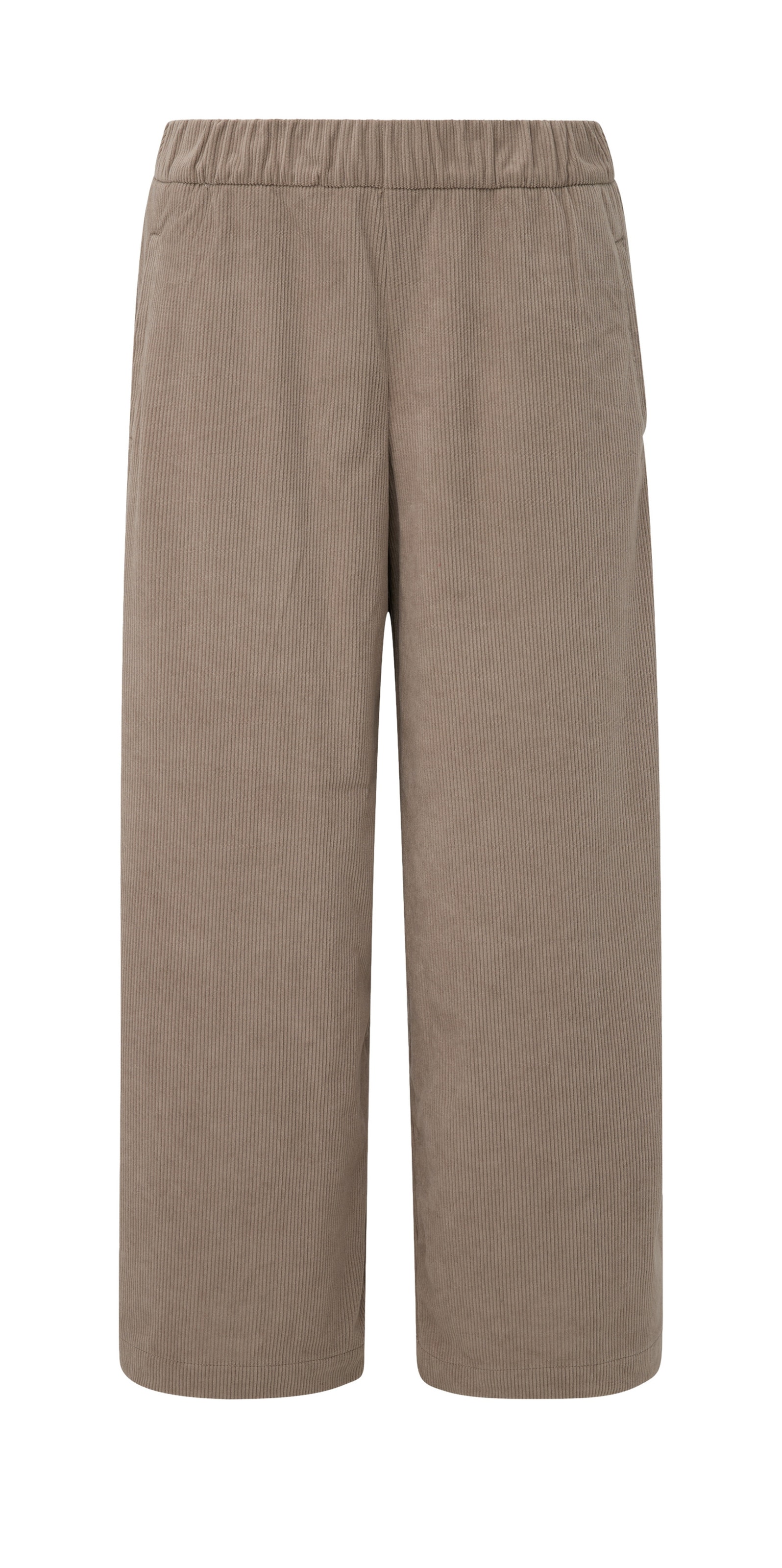 s.Oliver CURVE Wide leg Broek in Bruin: voorkant